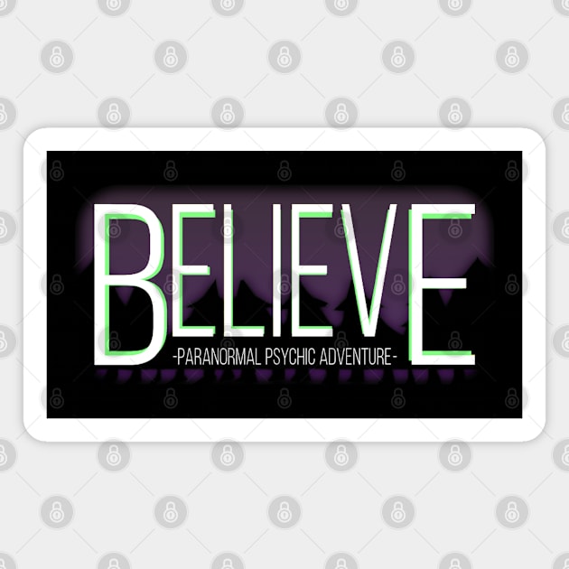 Believe: Paranormal Psychic Adventure Indie Game Magnet by Nerd Overload!